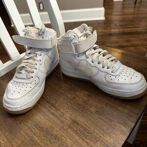 Girls Nike Air Force High-tops - Size 3.5Y